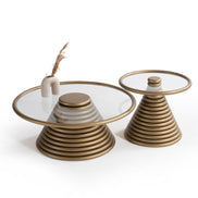 Parfum Gold Coffee Table Set