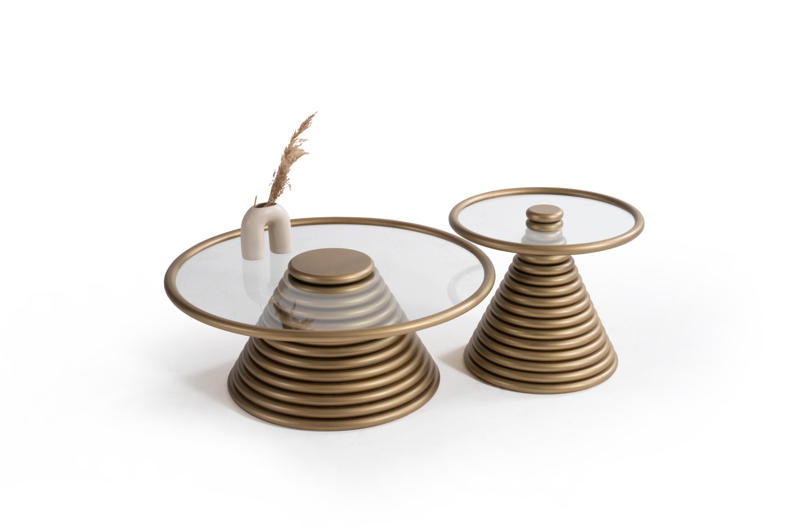 Parfum Gold Coffee Table Set