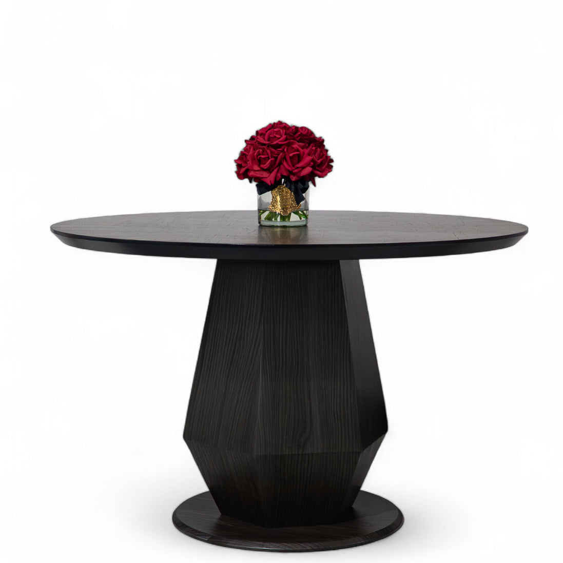 095 Round Dining Table Black