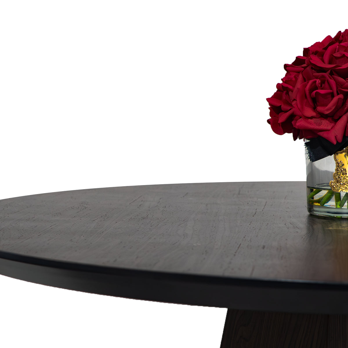 095 Round Dining Table Black