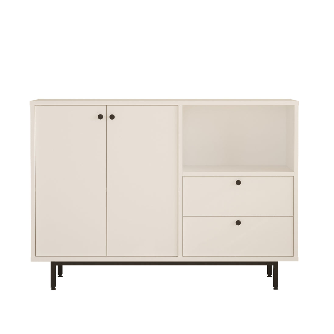 Lunaro Storage Cabinet with Shelves Large