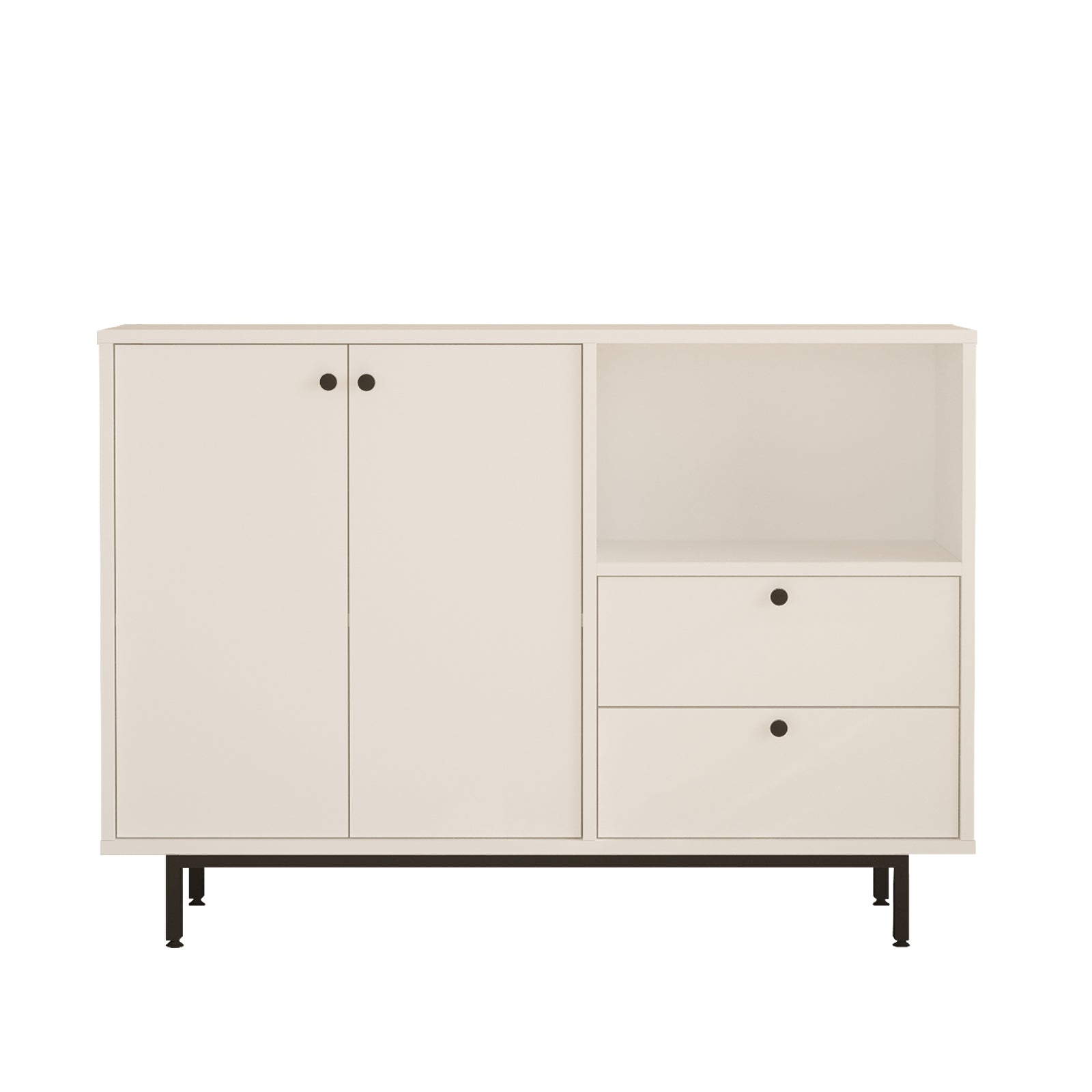 Lunaro Storage Cabinet with Shelves Large