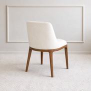 Arabia Wood Dining Chair White