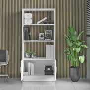 Valmere Book shelve file cabinet Tall White