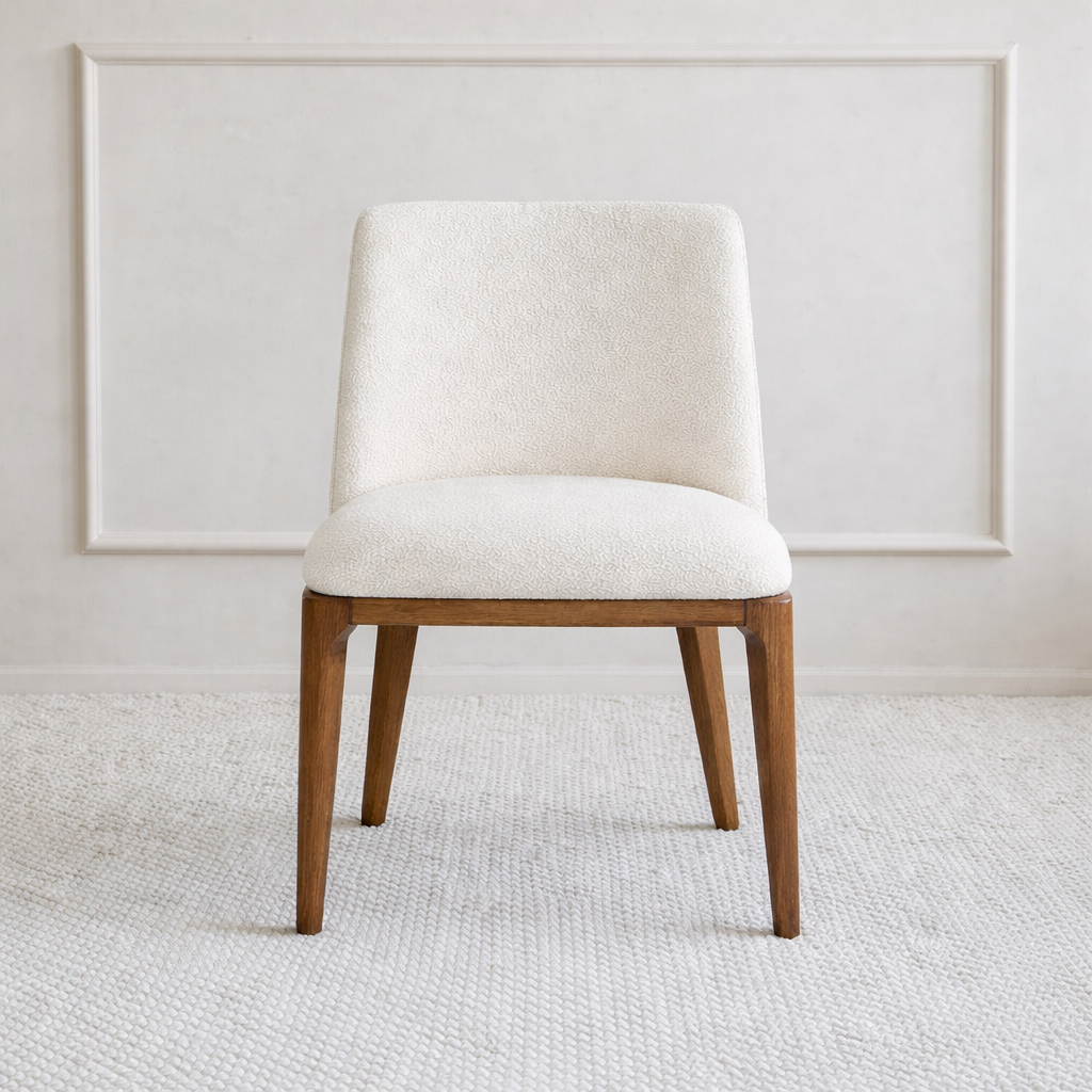 Arabia Wood Dining Chair White