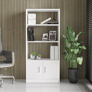 Valmere Book shelve file cabinet Tall White