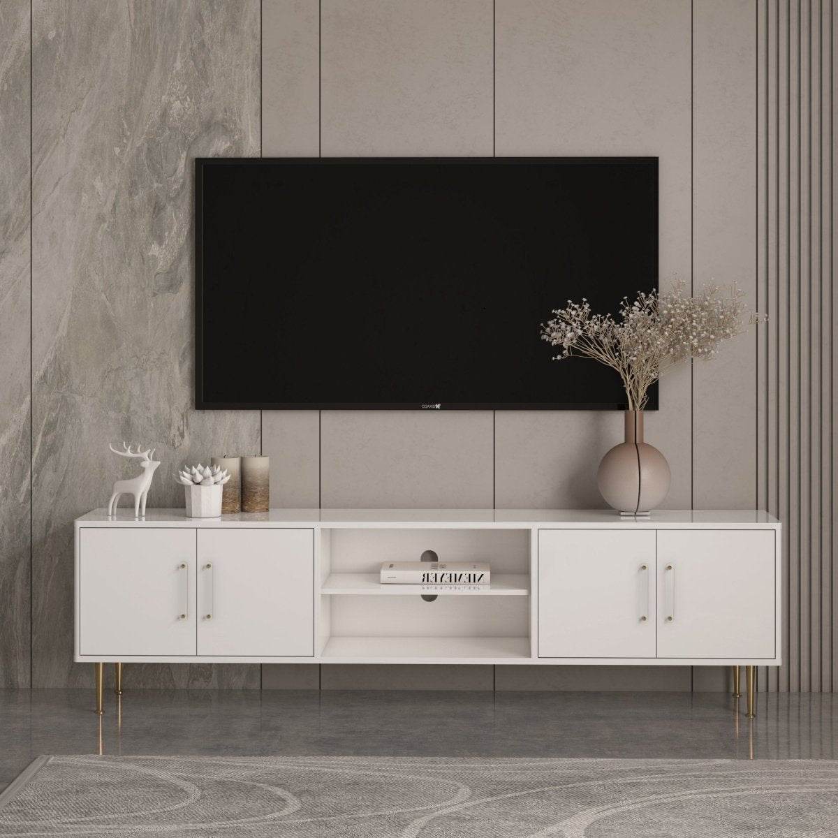 Veylo Tv Unit White 200cm