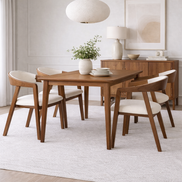 Mira Wood Armchair White