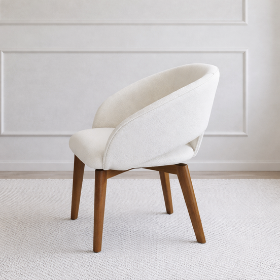Kaelen Wood Swivel Dining Chair