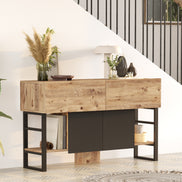 Solenne Entryway Table With Storage Pine