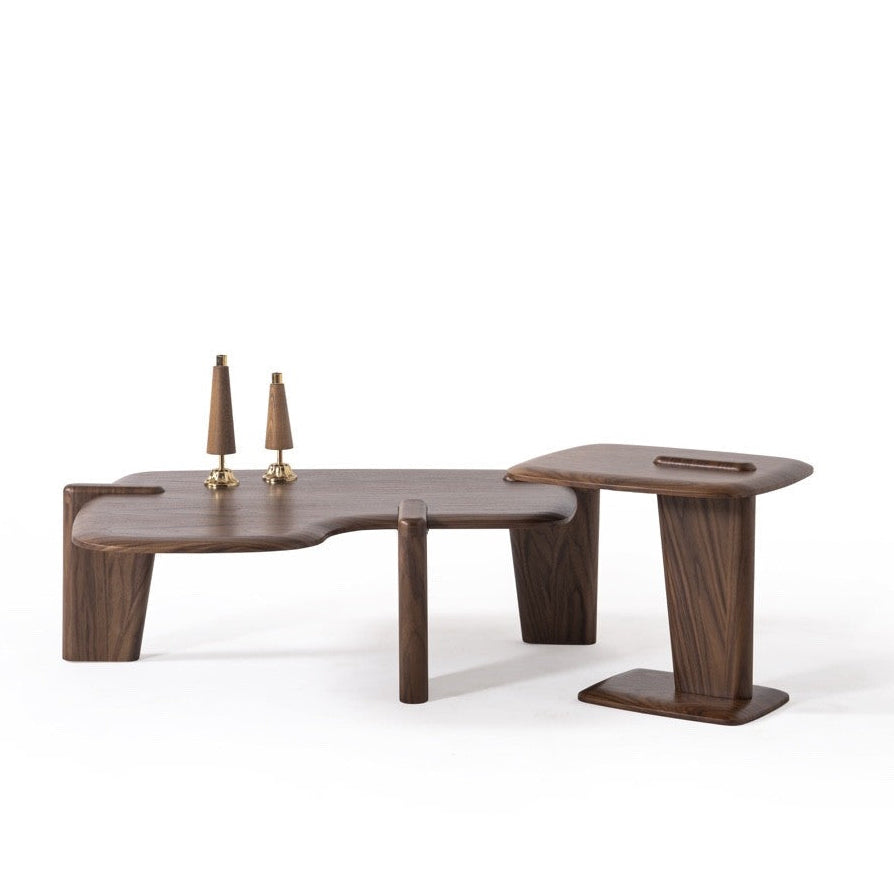 Craft Coffee Table Set Walnut