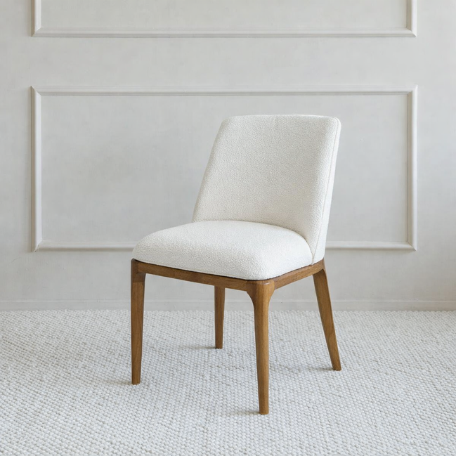 Arabia Wood Dining Chair White
