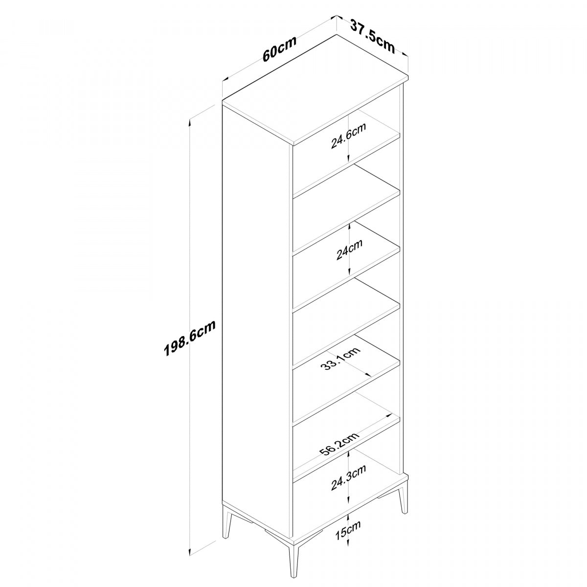 Harmony Tall Storage Cabinet