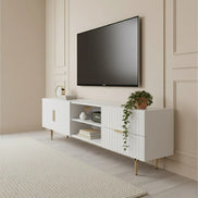 Orbis Tv Unit White 200cm
