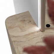 414 Travertine Mirror