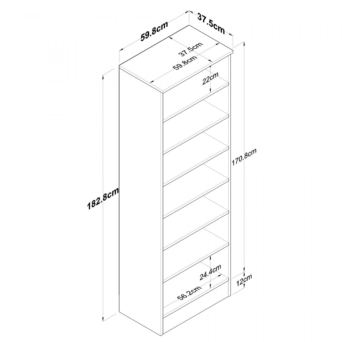 Elegance Tall Shoe Storage Cabinet
