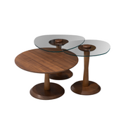 687 Walnut Coffee Table Set