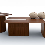 690 - 691 Walnut Coffee Table Set