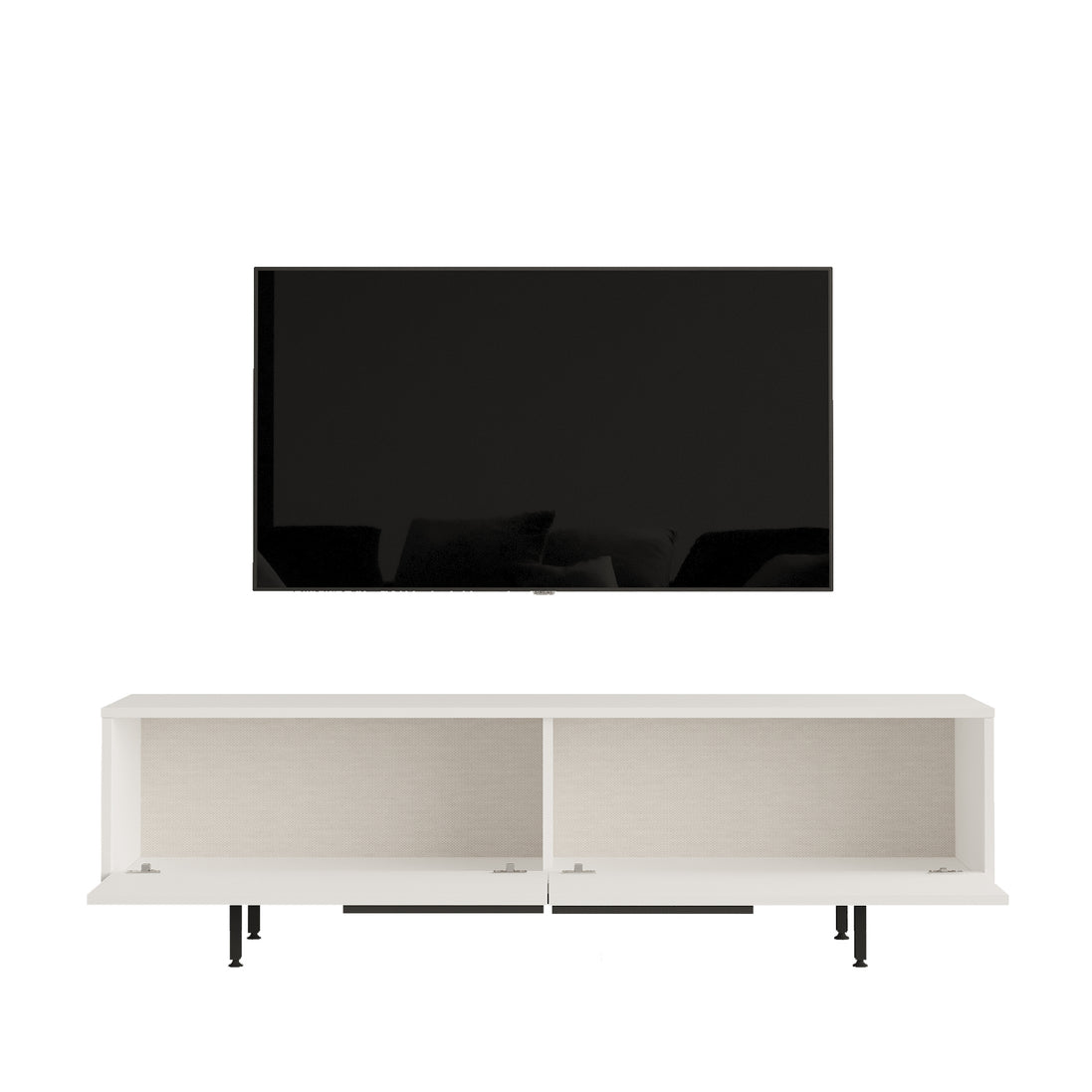 Frostveil TV Console White