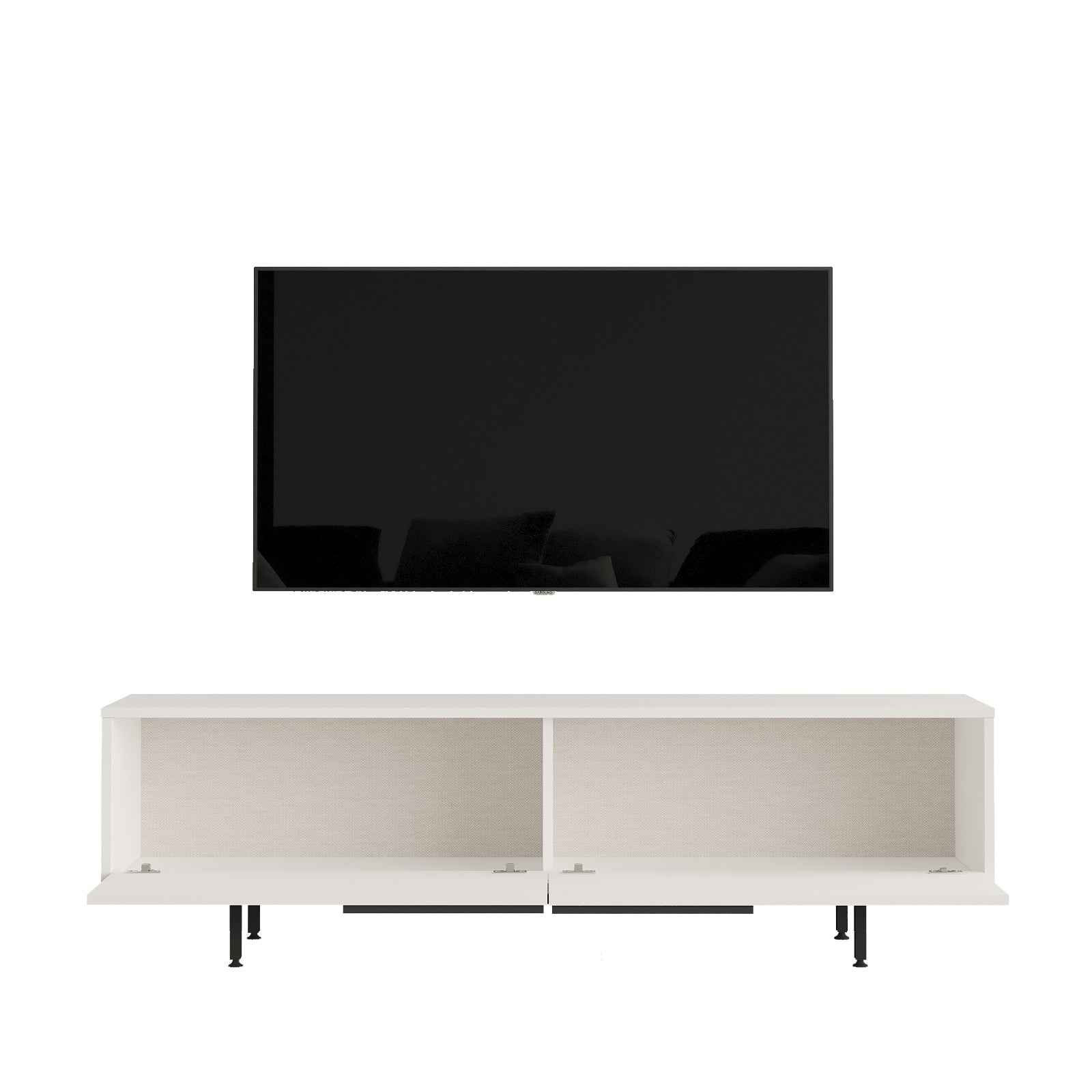 Frostveil TV Console White