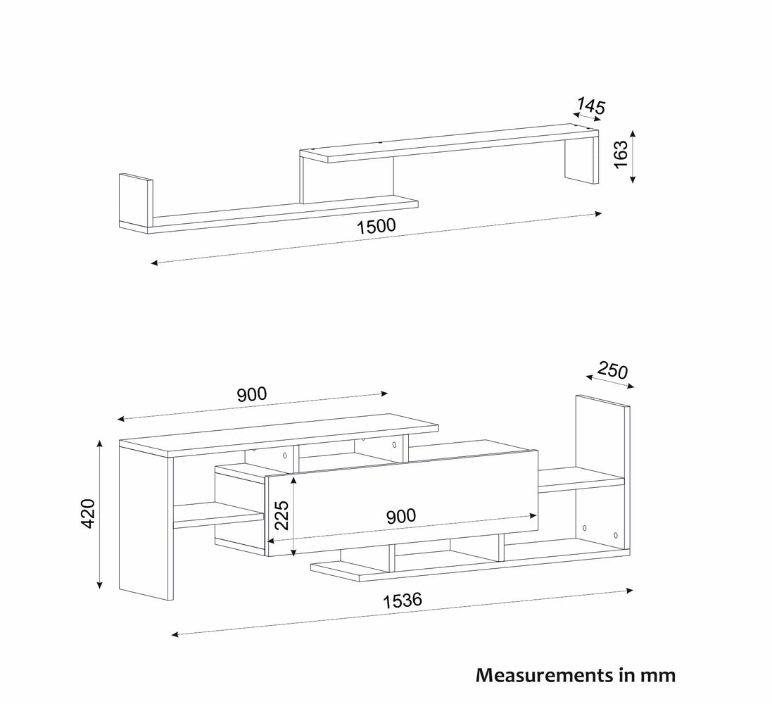 Aurelo TV Unit White