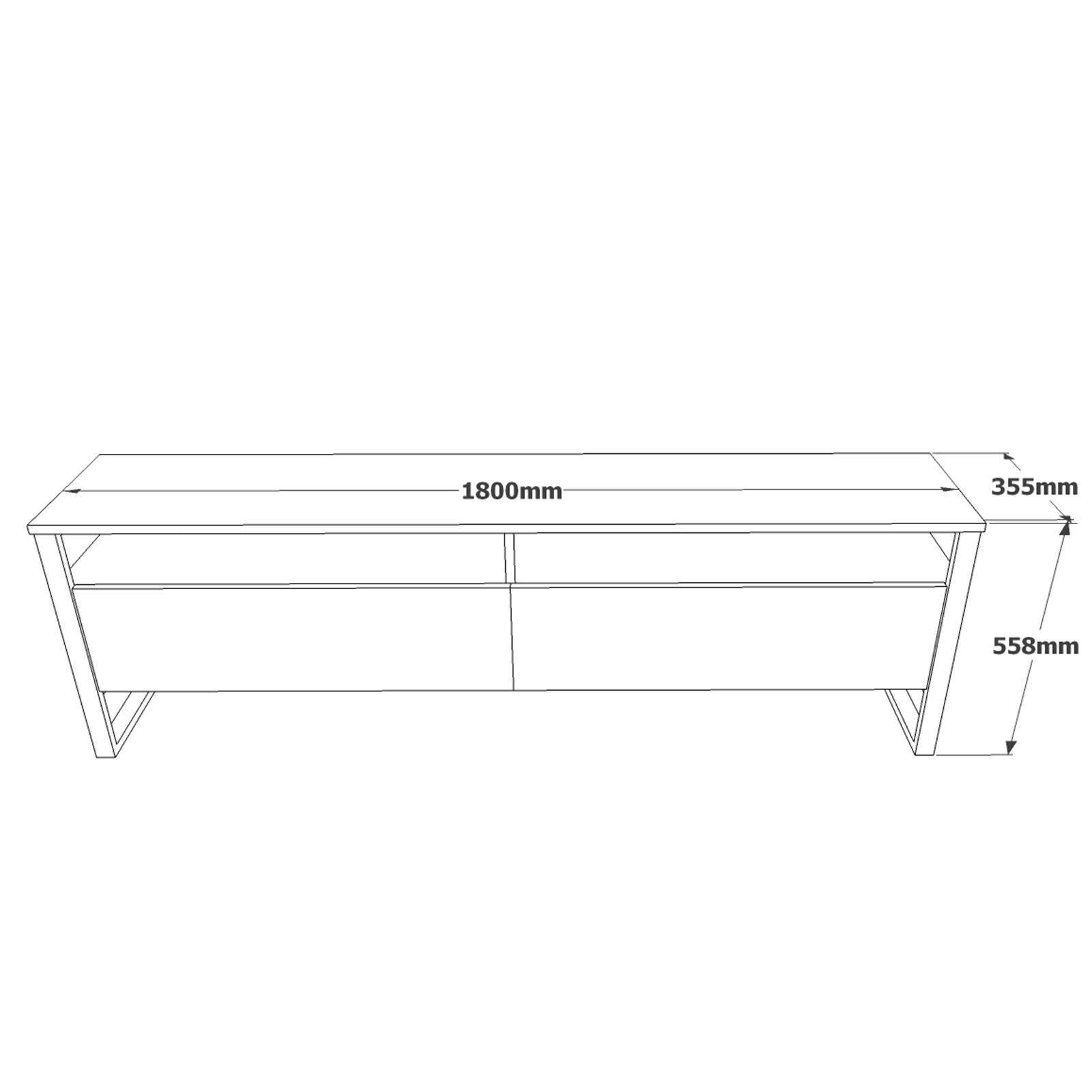 Solenne TV Unit Pine