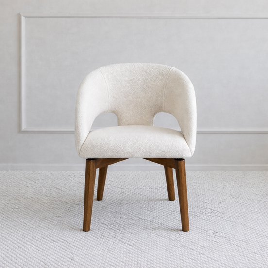Kaelen Wood Swivel Dining Chair
