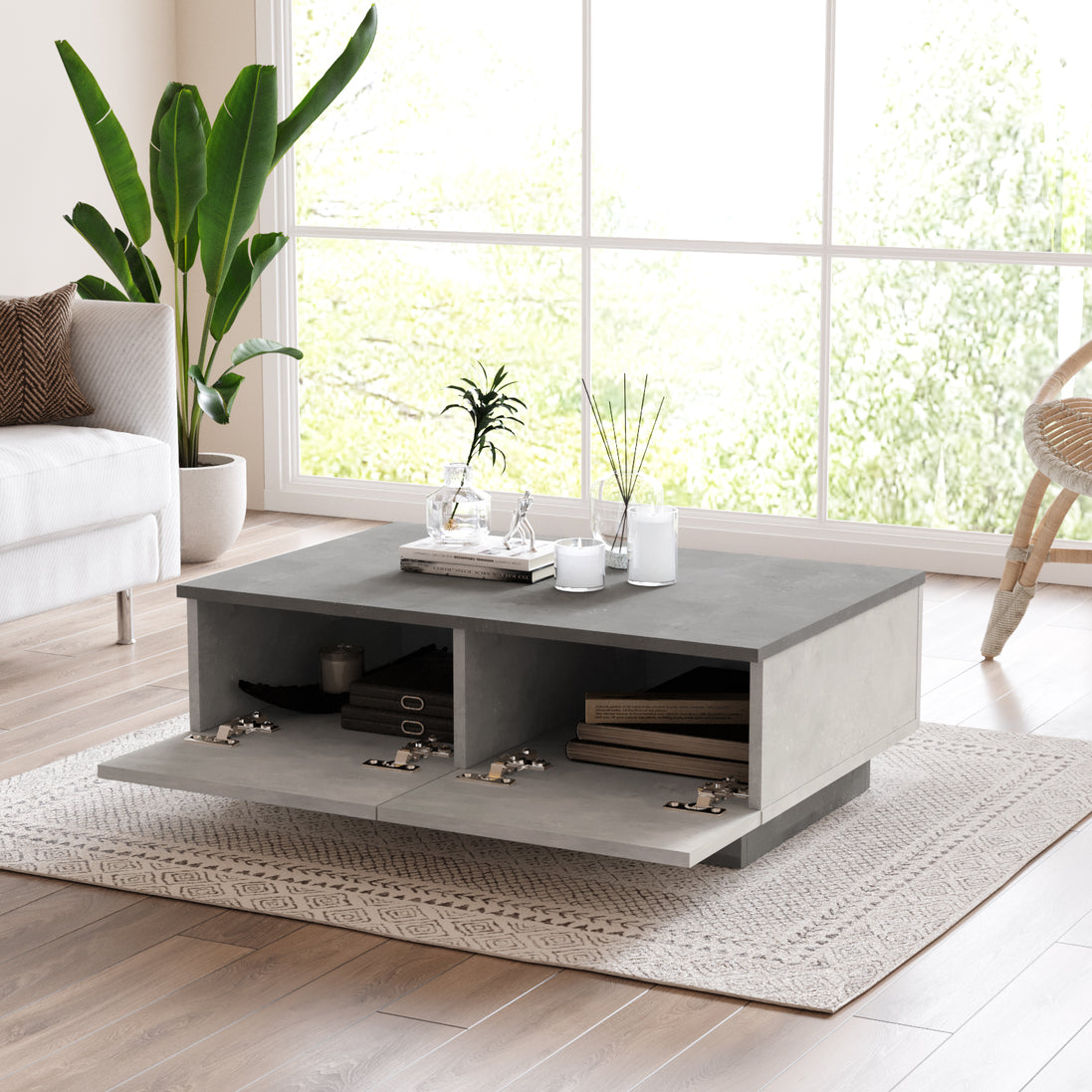 Teravista Coffee Table Concrete - Stone Finish