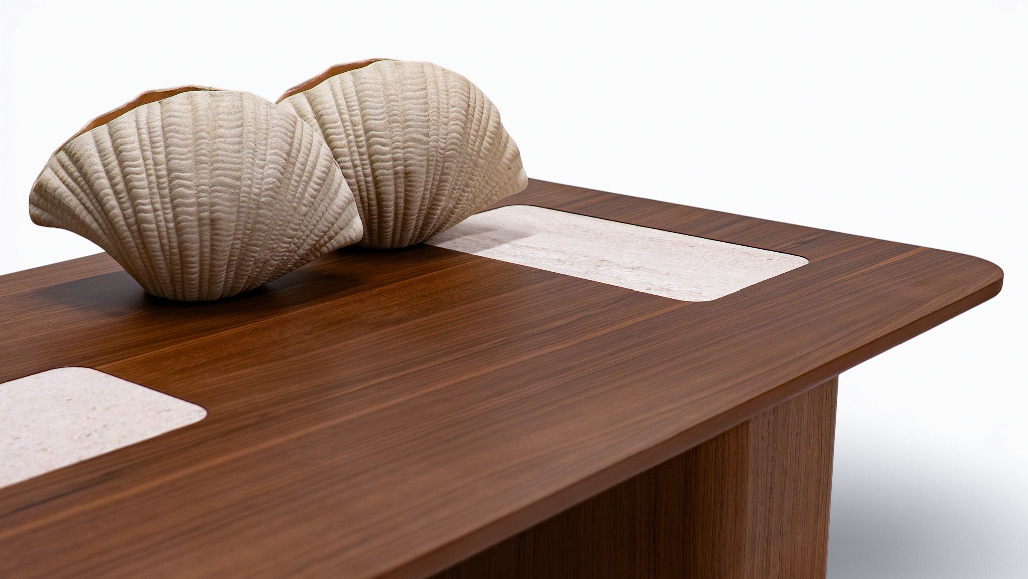 690 - 691 Walnut Coffee Table Set