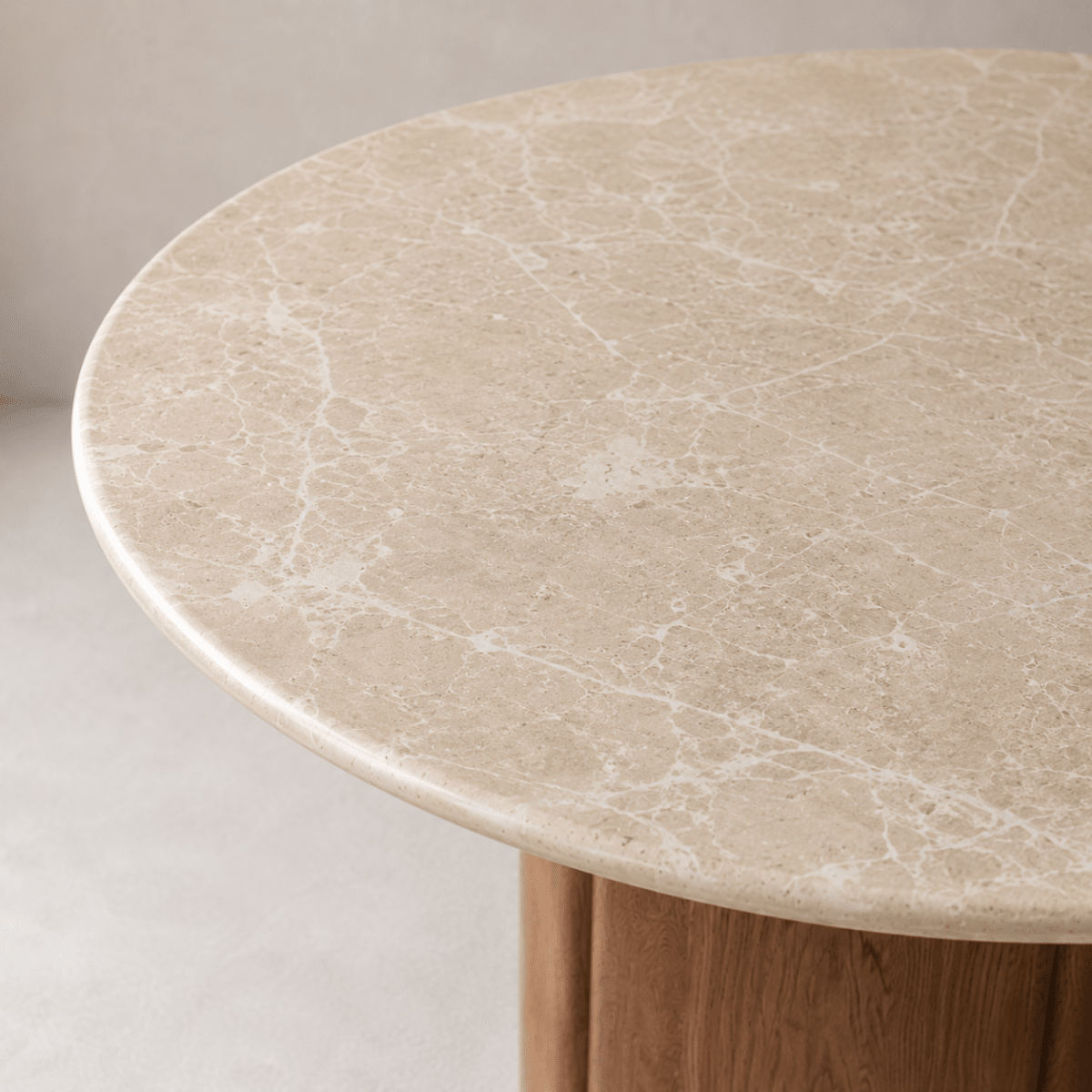 Valen Marble Dining Table Beige