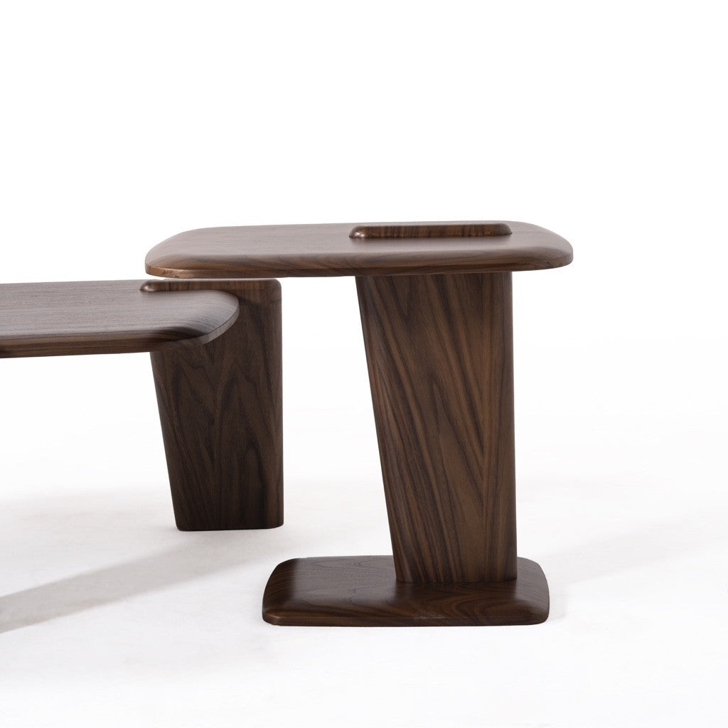 Craft Coffee Table Set Walnut