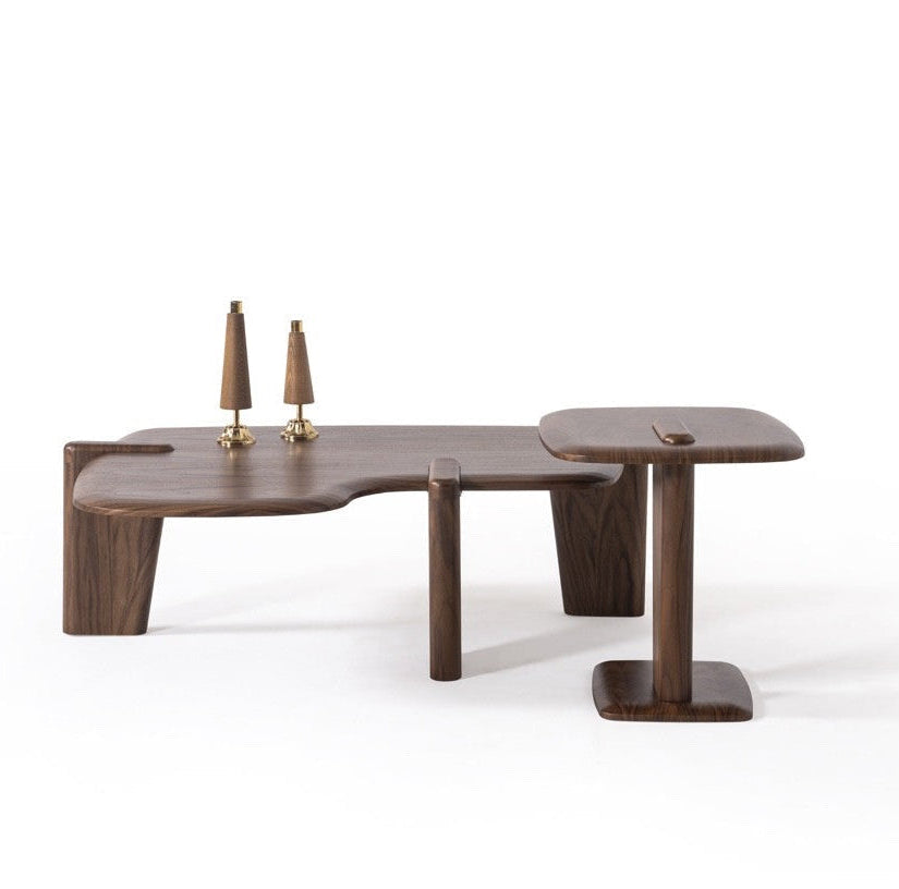 Craft Coffee Table Set Walnut