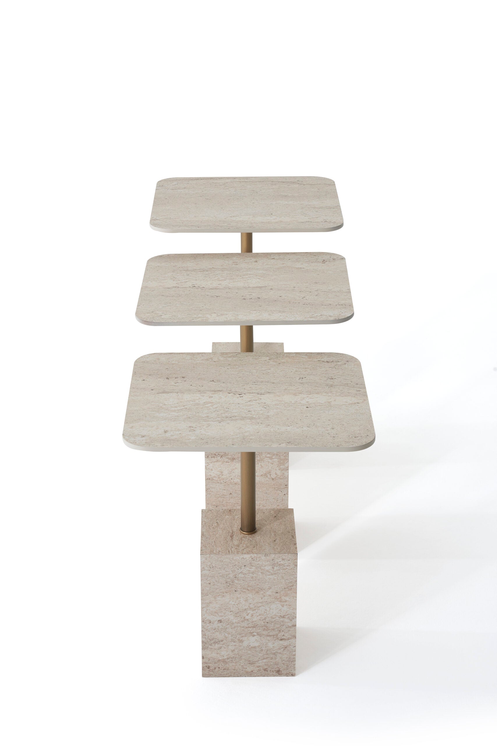 944 Travertine Nesting Tables