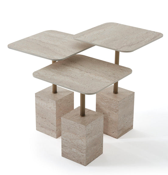 944 Travertine Nesting Tables