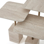 944 Travertine Nesting Tables