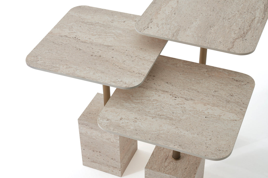 944 Travertine Nesting Tables