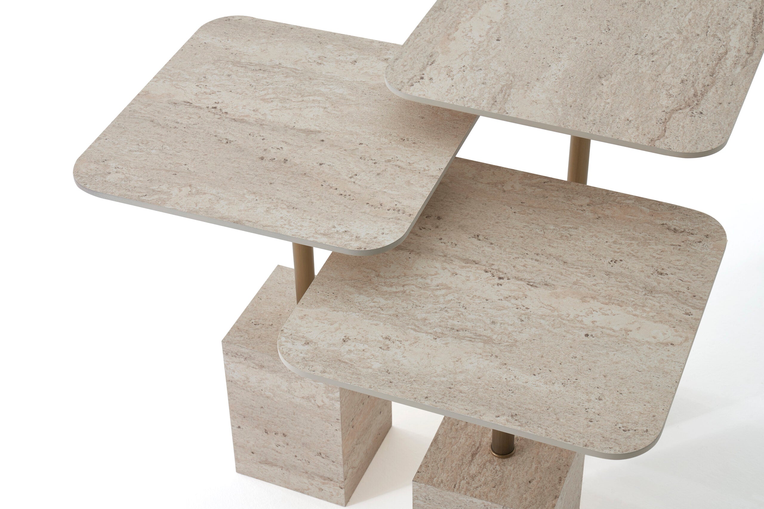 944 Travertine Nesting Tables