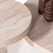 Supreme Travertine Coffee Table Set
