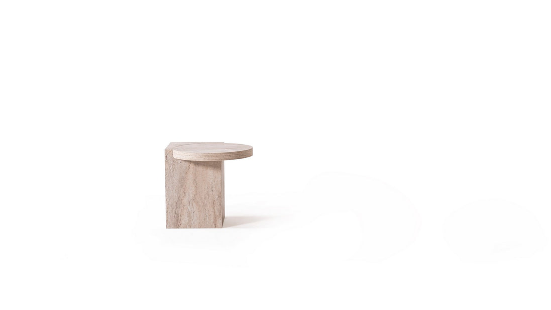 Supreme Travertine Coffee Table Set