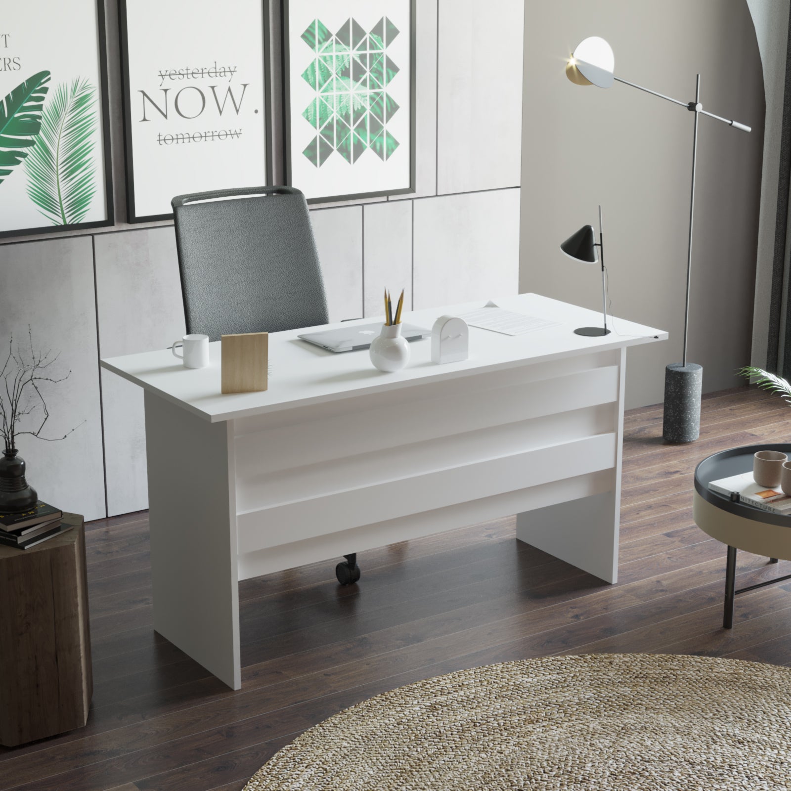 Valmere Office Desk White
