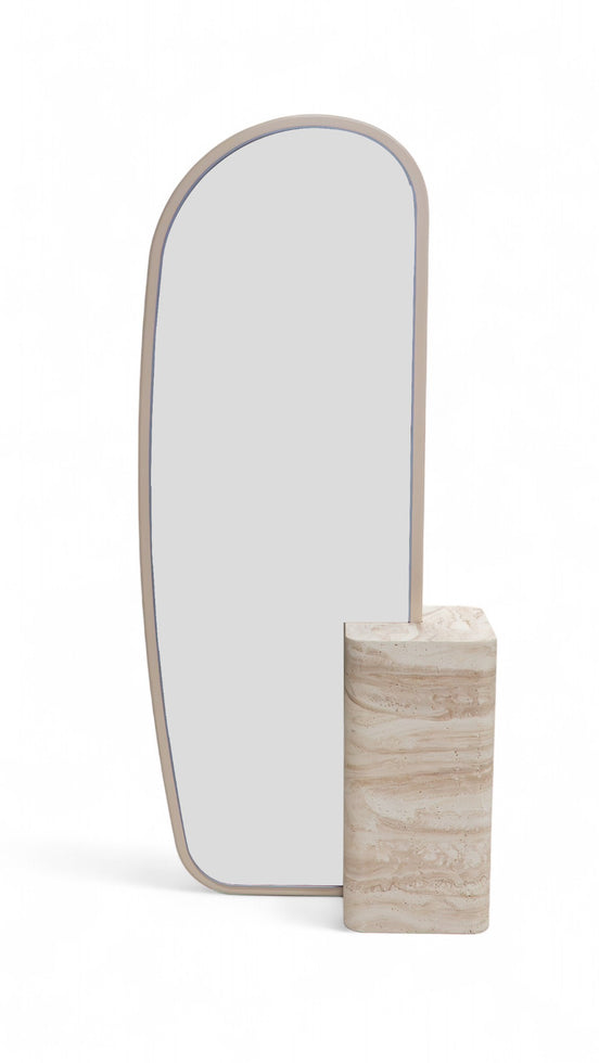 414 Travertine Mirror
