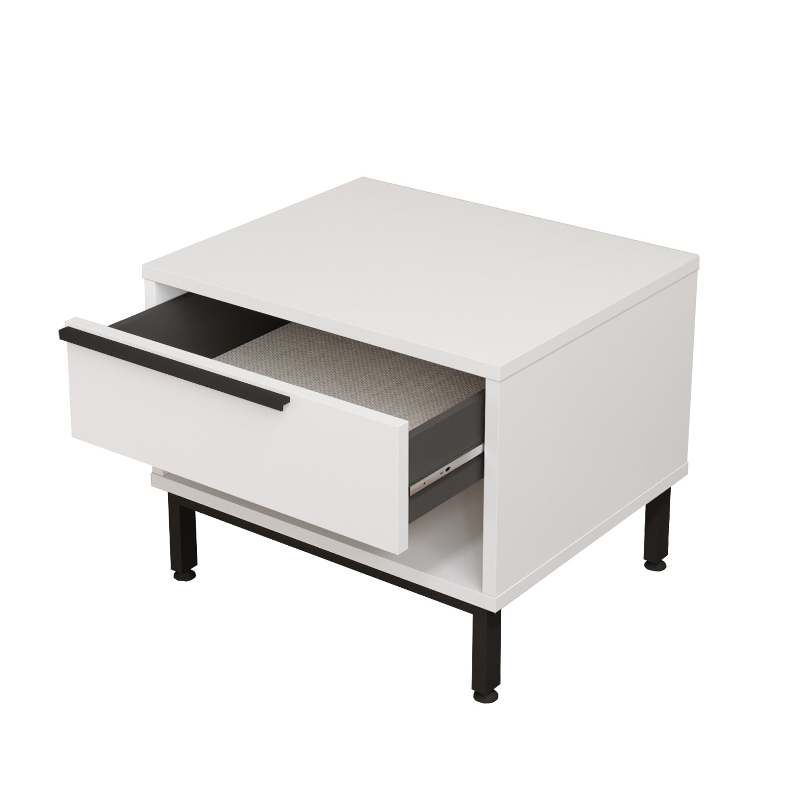 Lunara Bed Side Table White