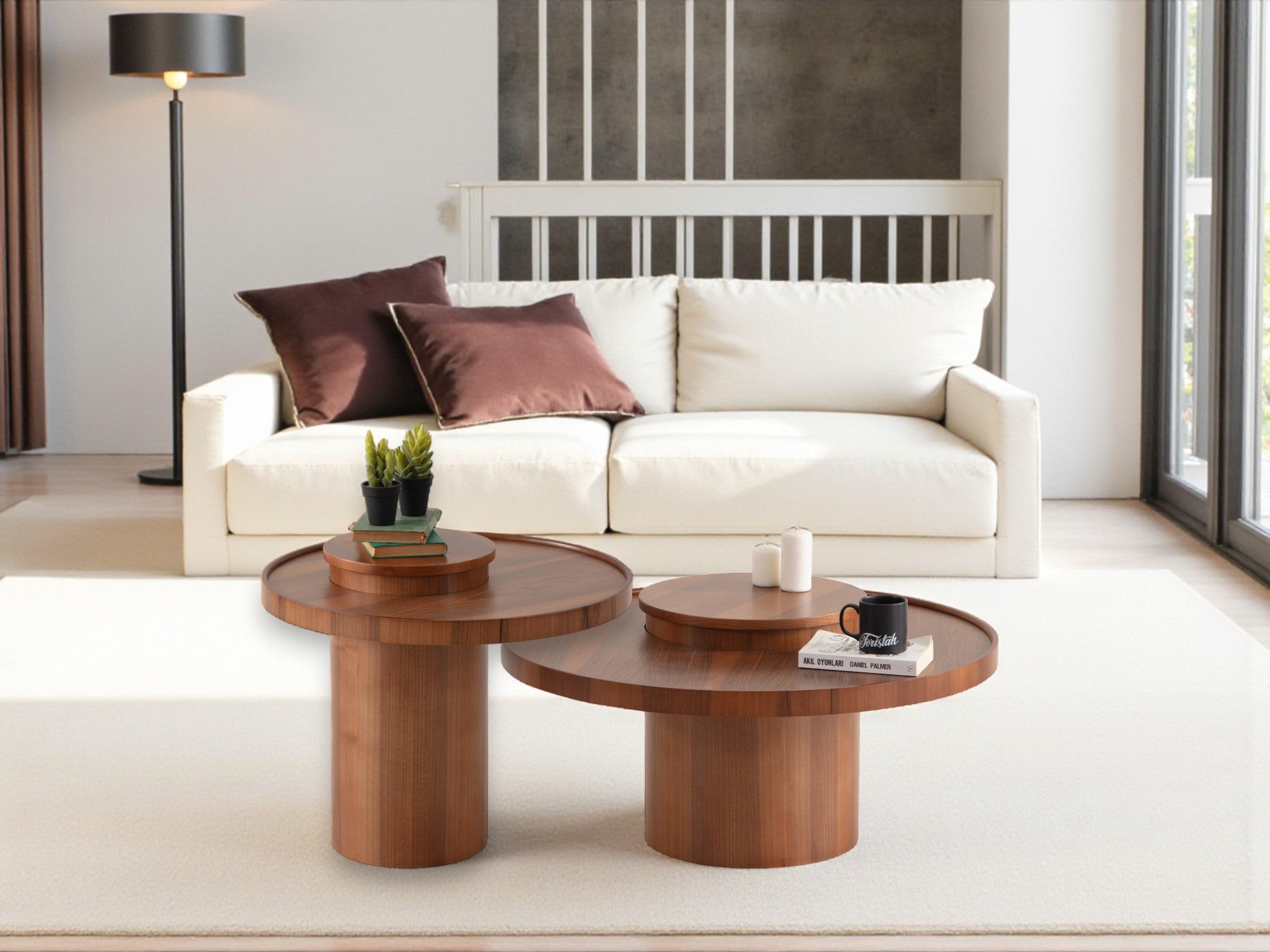 Arlo Walnut Coffee Table