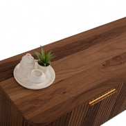 Asta Wooden Fire Tv Unit 200cm