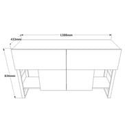 Solenne Entryway Table With Storage Pine