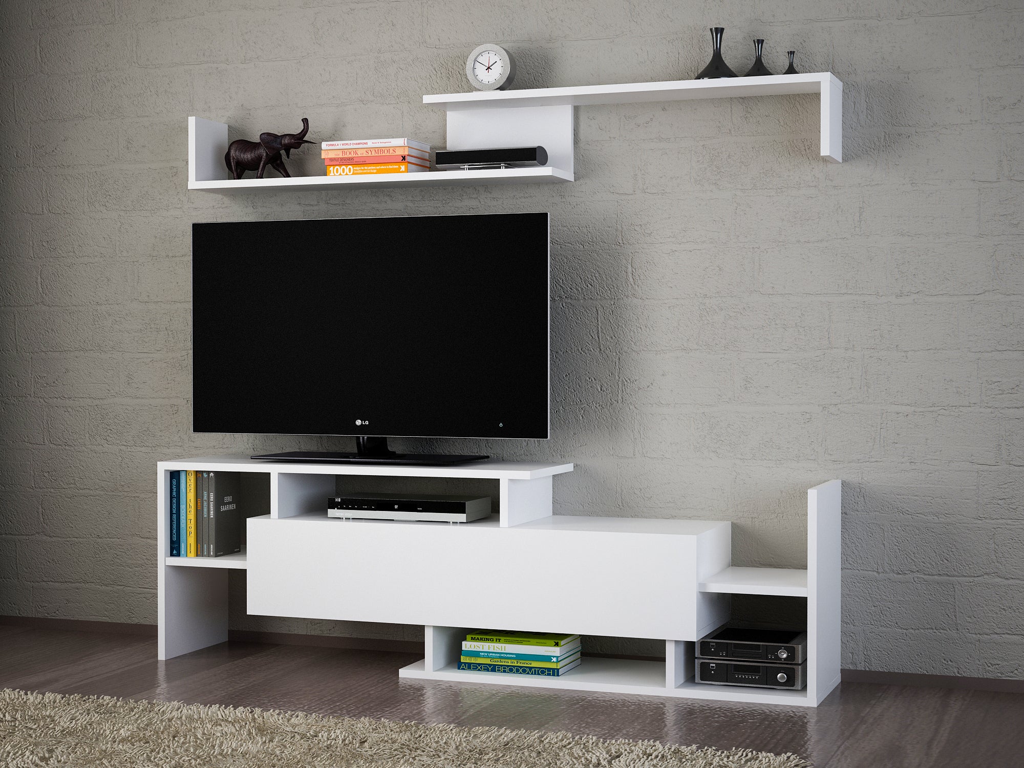 Aurelo TV Unit White