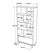 Frostveil BookShelf Storage Cabinet White