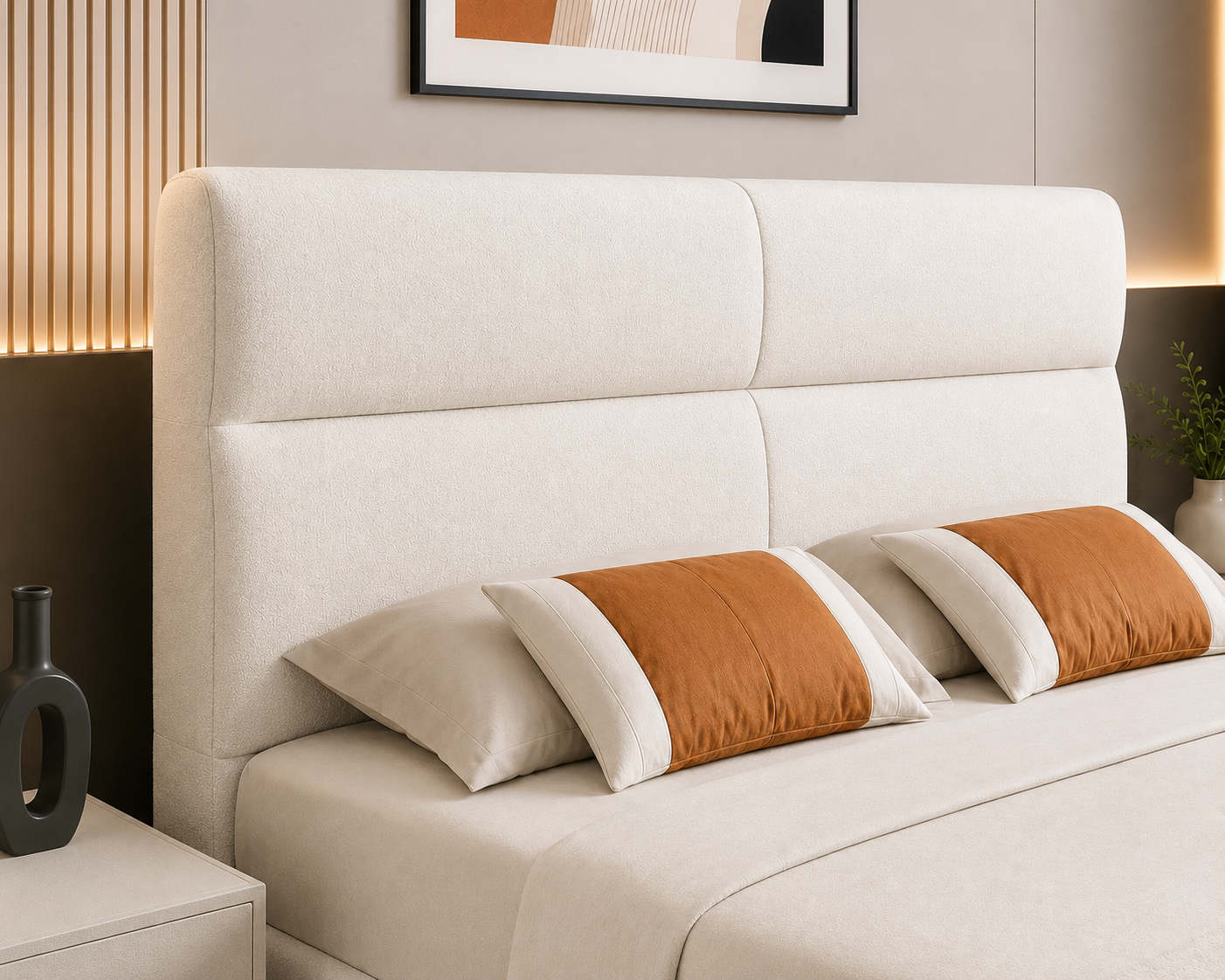 Whitehaven King Upholstered Bed 180x200