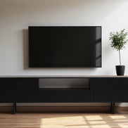 Canva Tv Unit Black 200cm
