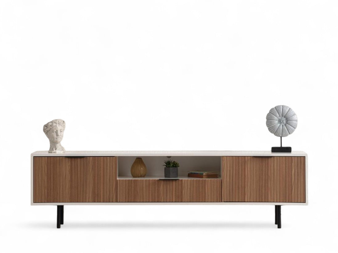 Canva Tv Unit Walnut 200cm